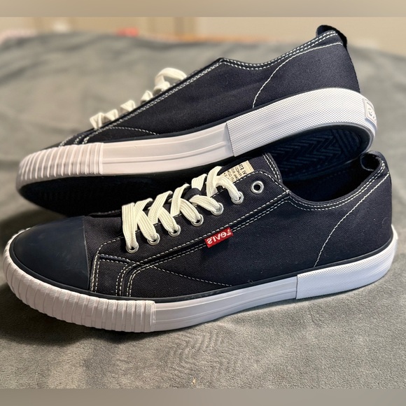 Levi's Other - NWT LEVI’S Anikin Canvas Men's Navy Blue Sneakers Size 10